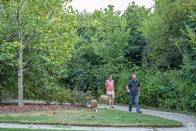 Enjoy your walk along one of the many paved trails found in Tanglewood.