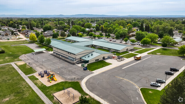 Sherman Elementary located in Nampa overlooks the Owyhee mountains to the southwest.
