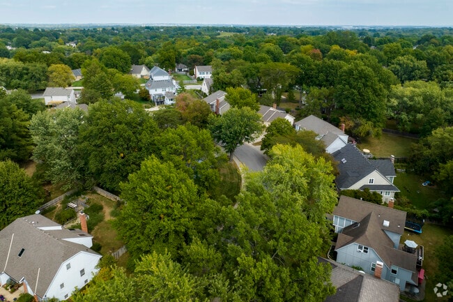 Foxwoods-Carriage Hills showcases larger, newer homes in close proximity to older home styles.