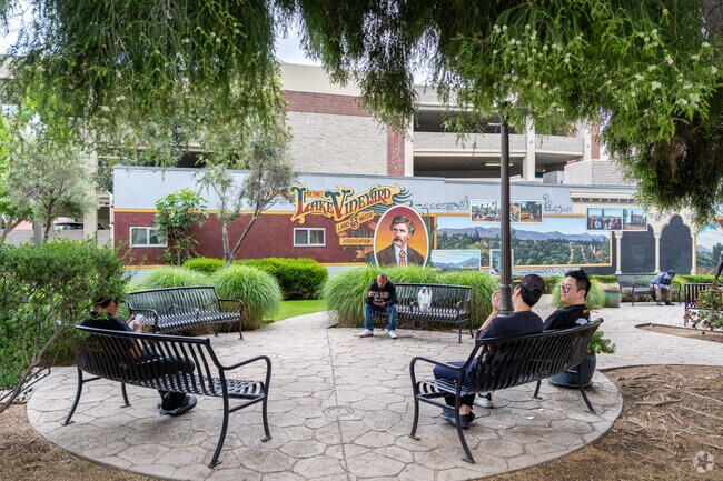 Nestled in a serene park setting, the James DeBarth Shorb Historic Mural stands as a testament to the artistic talent of local artists while inviting visitors to explore the stories and events that shaped Alhambra.