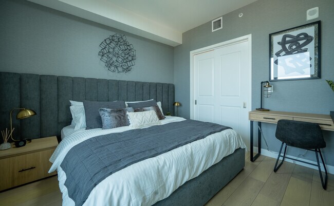 Bedroom (custom made King bed)
