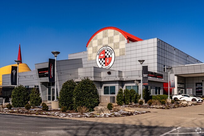 The Corvette Museum has several interactive exibits.