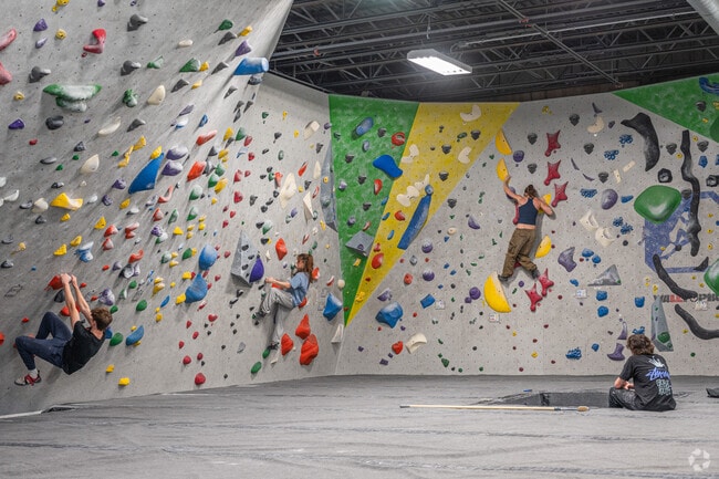 Thrill seekers of South Randolph can test their upper body strength at Central Rock Gym.