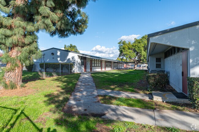 Classrooms at Arlie F. Hutchinson Middle School in La Mirada