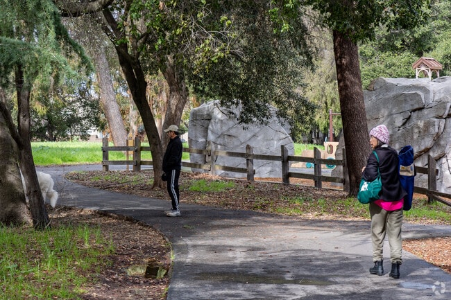 Enjoy a brisk morning walk at Edenvale Gardens Regional Park.
