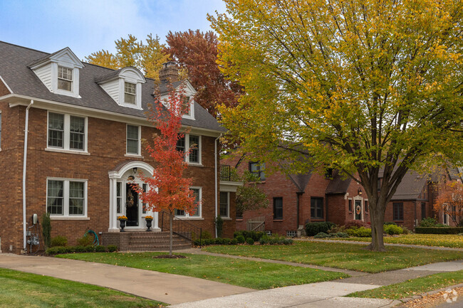 Tree lined streets can be found in almost every corner of Grosse Pointe Park.