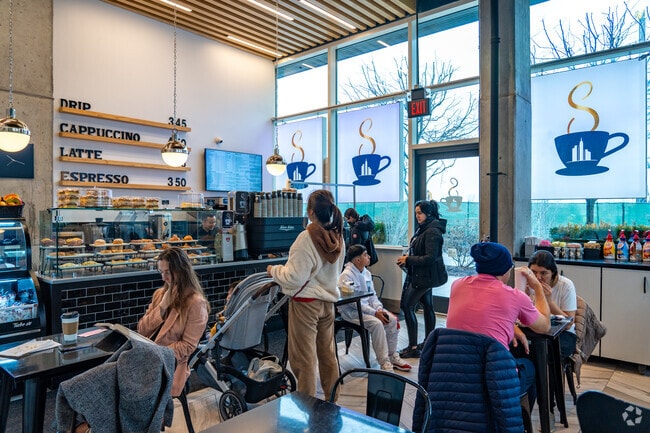 Steven's Cafe in Weehawken offers delicious coffee, sandwiches, baked goods, and more.