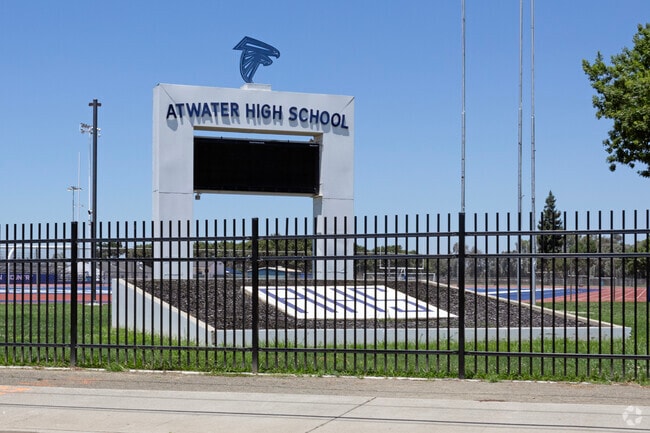 The football stadium at Atwater High School in Atwater.