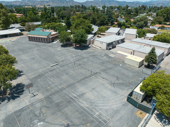 A view of the play area at Limerick Ave Elementary School in Winnetka, CA.