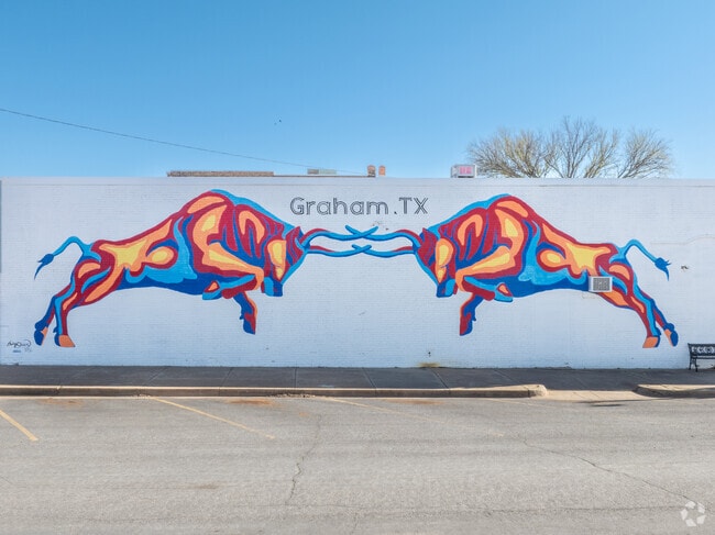 Graham's heritage is showcased in this amazing mural.