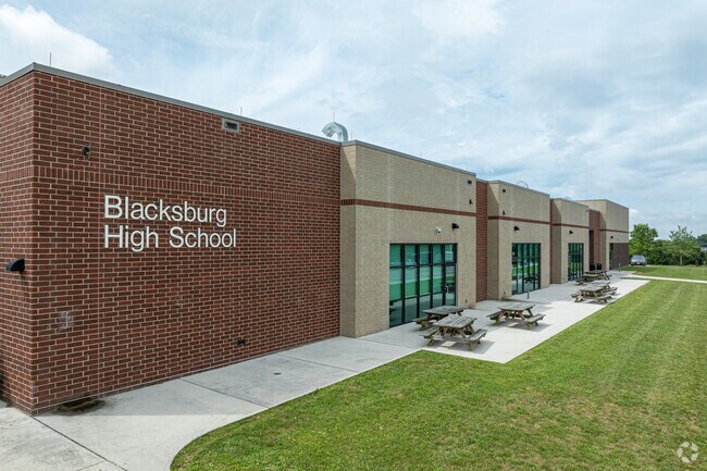 Blacksburg High School serves students from Merrimac.