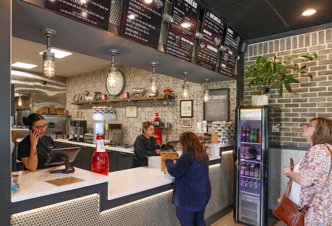 GO Burger in Ridge is a really good option for being one of only a few eating spots in Ridge.