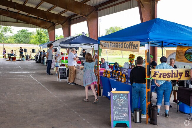 Locals can enjoy the vendors at the Budaful Farmers' Market every Sunday.