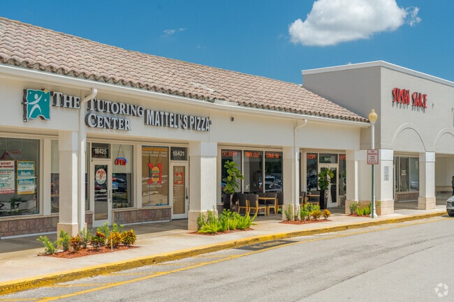 Local eateries can be found in the Shoppes of Spanish Lakes in Miramar.