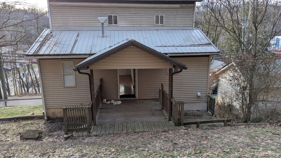 Back of building - but main entrance