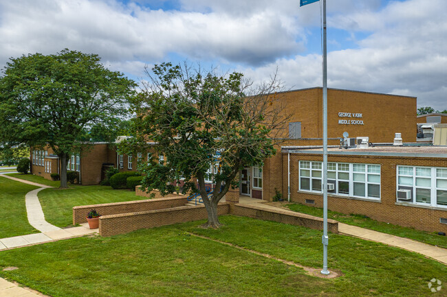 A vibrant learning hub can be found at George V. Kirk Middle School in Newark.