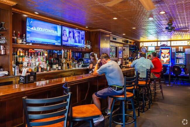 Maple Wood residents can watch the game and have a drink at Schooner's.