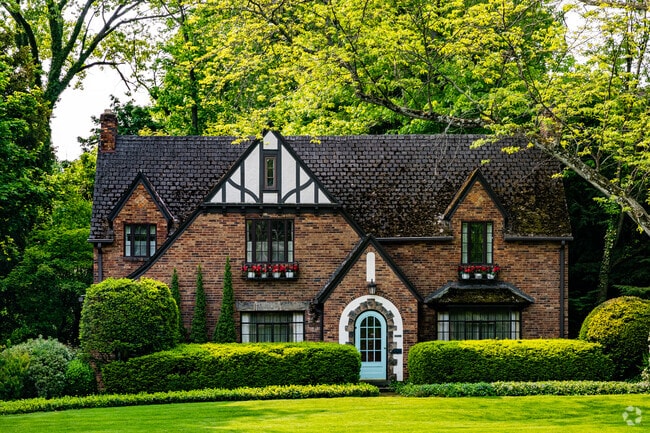Tudor estates can be found in the Beach Cliff neighborhood in Rocky River.