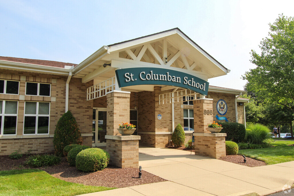 St. Columban Elementary School building in East Loveland, Ohio.