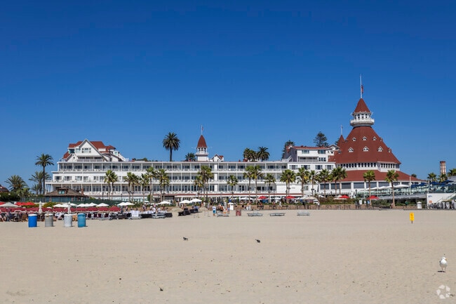Hotel del Coronado blends timeless charm with beachfront beauty in sunny Coronado Island.