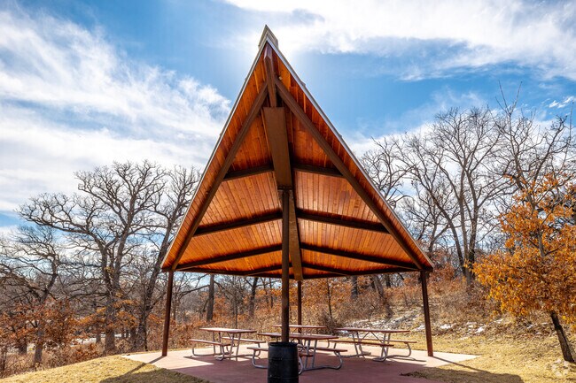 Greater South Side residents can enjoy the covered pavilion at MacRae Park.