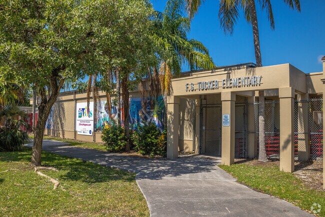 Frances S. Tucker Elementary School welcomes Southeast Gables youngest students.