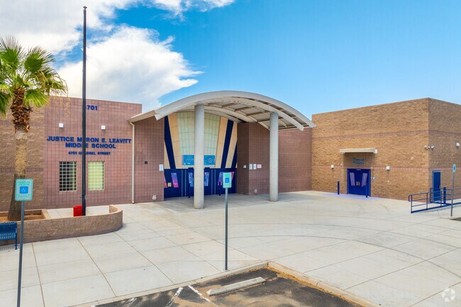 Justice Myron E. Leavitt Middle School received a B-minus from Niche.