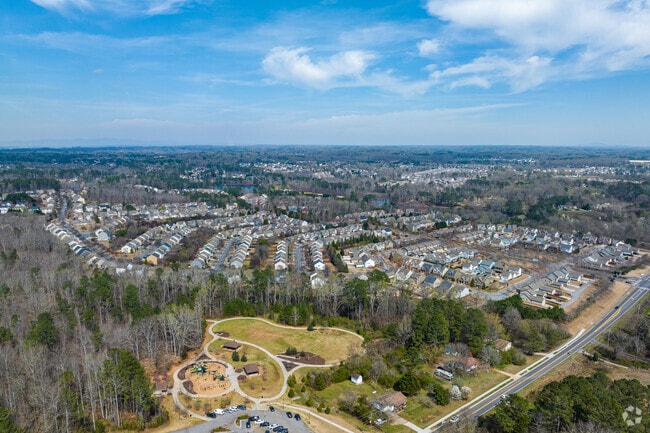 Holly Springs is a growing residential neighborhood with new subdivisions.