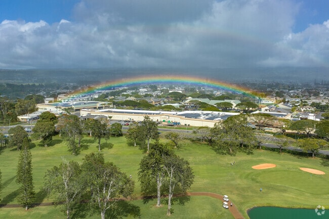 Rainbows are a common sight over the Mililani Golf Club.