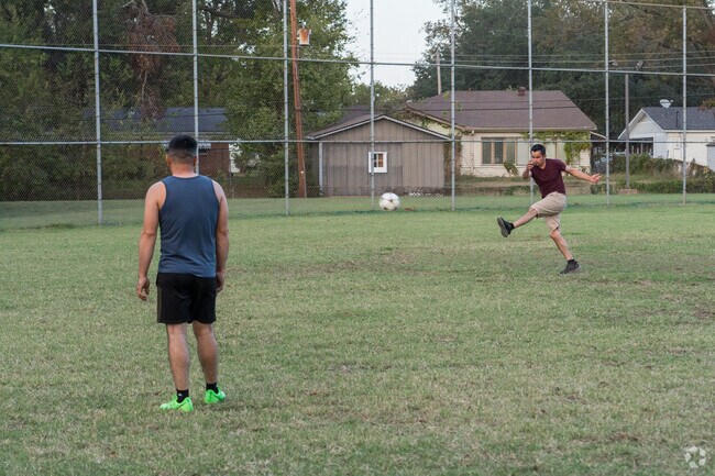 Nearby parks provide recreational spaces for outdoor activities and relaxation.