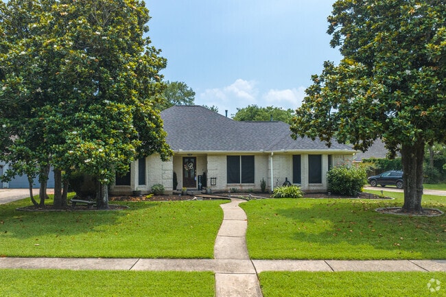 Traditional style houses in Seabrook, Texas, are typically made of brick or wood and have a classic, timeless design.