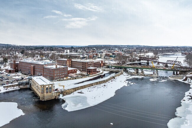 Waterville's economy historically relied on the Kennebec River.