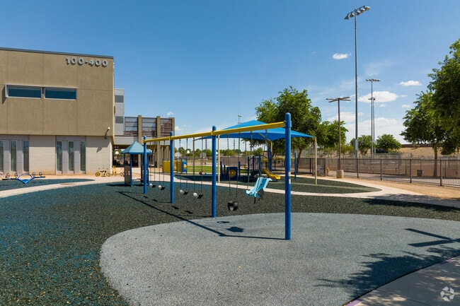Cooley Middle School in Morrison Ranch maintains a colorful playground.