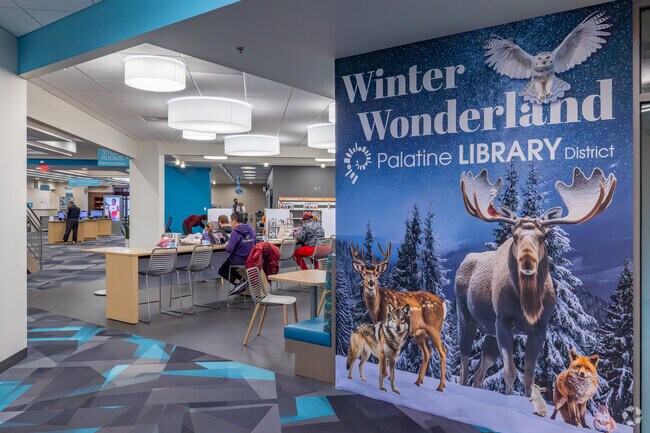 Winston Park residents might spend the day at The Palatine Public Library.