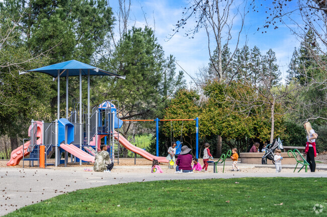 Acalorado Park in Walnut Creek offers a peaceful escape with lush greenery and open spaces.