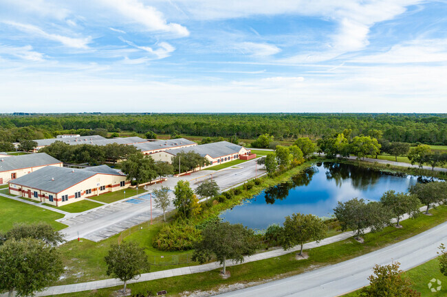 Southern Oaks Middle School aerial left.