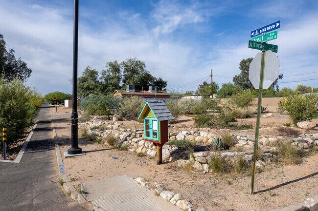 The Little Free Library is located on Treat Avenue within Country Glenn.