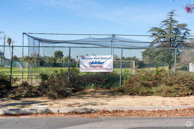 Delphi Academy is located on a beautiful 8-acre campus in Lake View Terrace.
