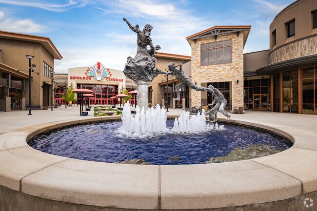 Kids love the fountains at the Boise Spectrum in Southwest Boise.