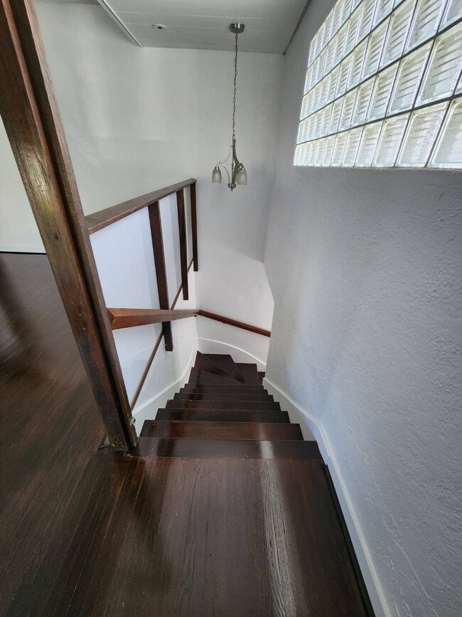 Top of front staircase