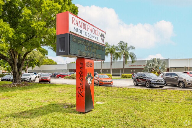 Ramblewood Middle School cares about its student's intellectual goals in Cypress Glen.