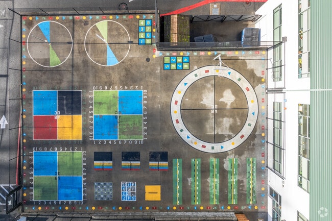 Chestnut Hill Academy play area.