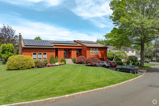 A stand-out color with corner lot appeal is common all around Gedney Meadows.