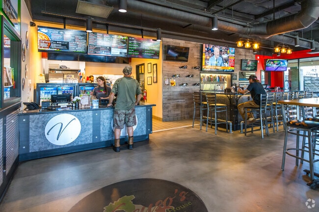 Come watch the game and enjoy a slice at Viscuso's Pizza and Draft House in The Promontory.