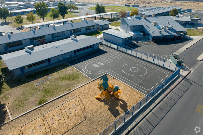 Hort Elementary has a small play ground and swing sets for the younger students.