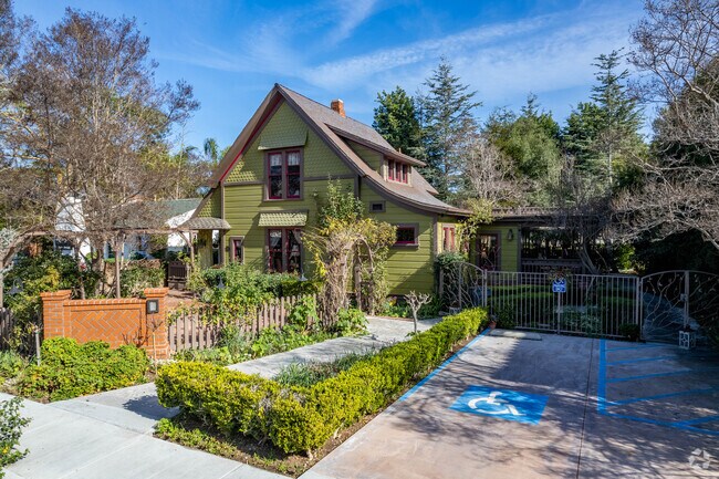 Homes come in a variety of colors in Old Town Tustin.
