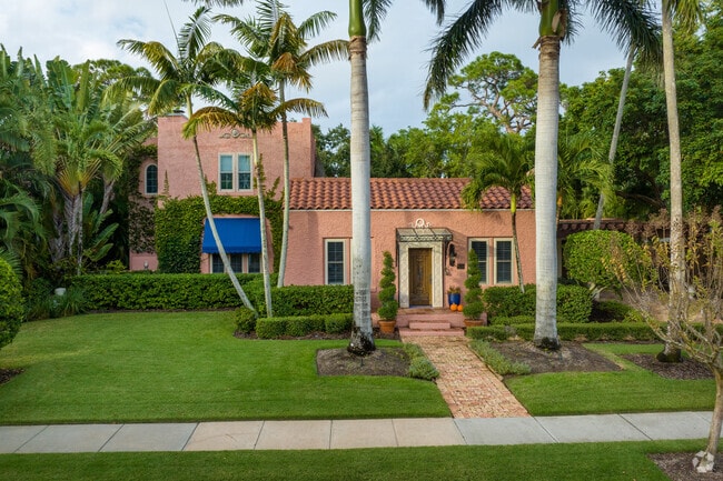 Historic homes line the streets of the Southside neighborhood in Sarasota.