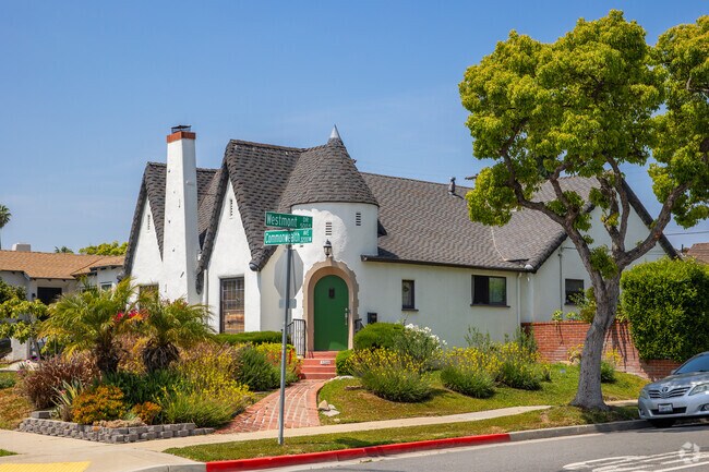Tudor homes dot the corners in the residential area of Emery Park.