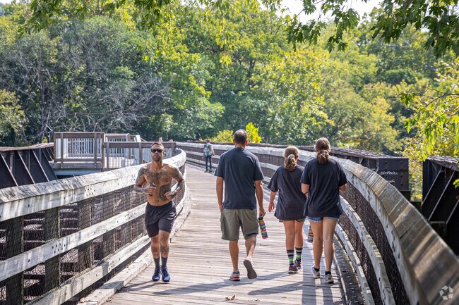 Run and hike through the Percival's Island Natural Area.