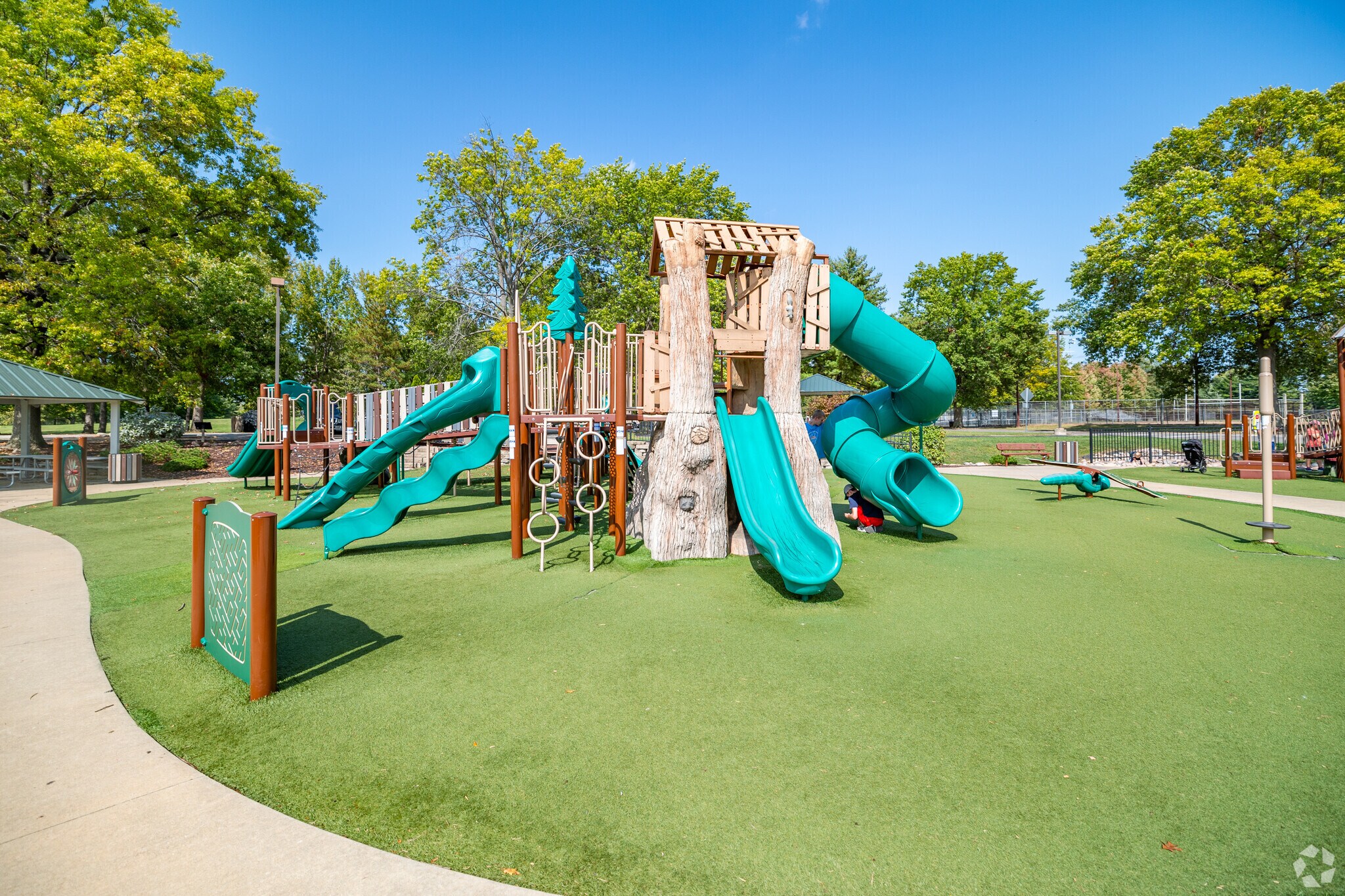 Climb to a world of wonder with the iconic treehouse of Moody Park in Fairview Heights.